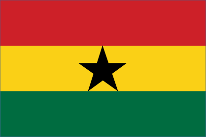 Ghana Country Flag Sticker