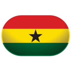 Ghana Flag Pill Sticker