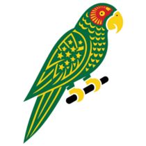 Ghana - Grey Parrot Sticker