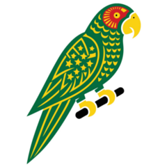 Ghana - Grey Parrot Sticker