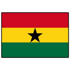  Ghana Icon Flag Sticker