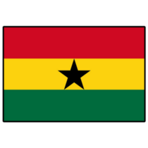  Ghana Icon Flag Sticker