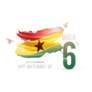 Ghana Independence Day 6 Sticker