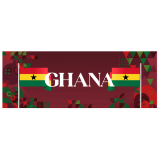 Ghana National Banner Sticker