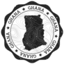 Ghana Outdoor Stamp Sticker