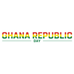Ghana Republic Day Sticker