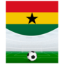 Ghana Soccer Sticker