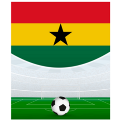Ghana Soccer Sticker