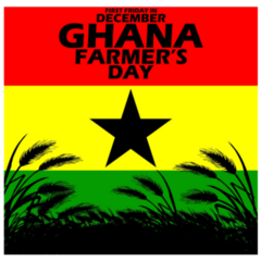 Ghanas Farmer Day Sticker