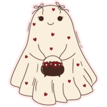Ghost Coquette Sticker 