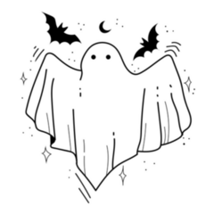 Ghost Sketch Sticker