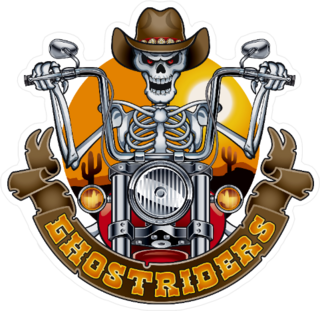 Ghostriders Cowboy Sticker