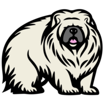 Giant Chow Chow Sticker