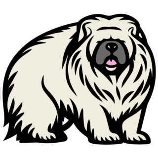 Giant Chow Chow Sticker