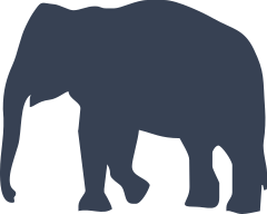 Giant Elephant Sticker