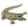 Giant Rough Scaly Crocodylia Sticker