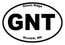 Giants Ridge Oval Sticker