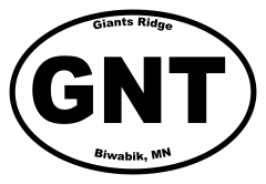 Giants Ridge Oval Sticker