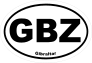 Gibraltar Gbz Oval Sticker