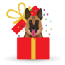 Gift German Shepherd Sticker