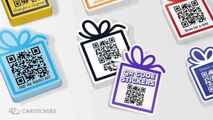 Gift QR Code Sticker Stacks