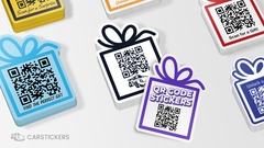Gift QR Code Sticker Stacks
