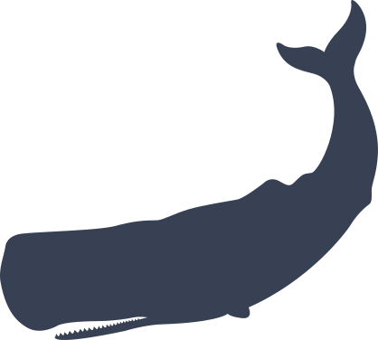 Gigantic Whale Sticker