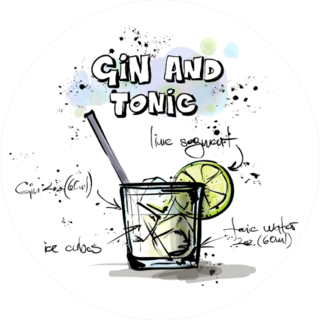 Gin & Tonic Sticker