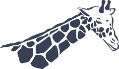 Giraffe Head Sticker