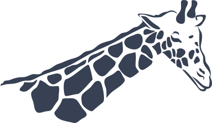 Giraffe Head Sticker