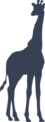 Giraffe Silhouette Sticker