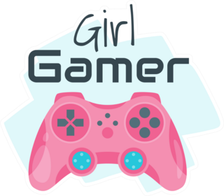 Girl Gamer Sticker