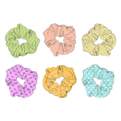 Girl Hair Scrunchies Pastel 90s Sticker 