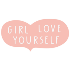Girl Love Yourself Sticker