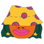 Girl Of The 90s Bucket Hat Sticker