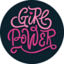 Girl Power! Hand Lettering Sticker 