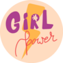 Girl Power Handwritten Groovy Sticker