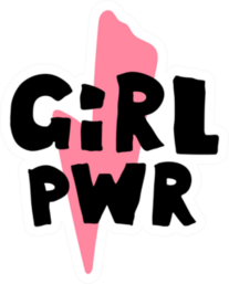 Girl PWR Sticker