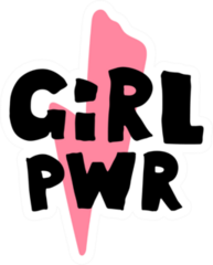 Girl PWR Sticker