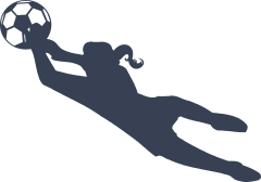 Girl Soccer Goalie Sticker