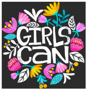 Girls Can Sticker