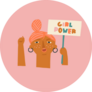 Girls Power, Empowered Women Sticker