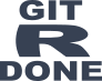 Git R Done Vinyl Lettering Sticker