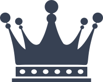 Glamorous Crown Sticker