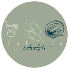 Glass Of Caipirinha And Flip-flops Sticker