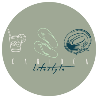 Glass Of Caipirinha And Flip-flops Sticker