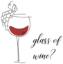 Glass Of Wine Question With Glass Sticker