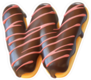 Glazed Donut Font Letter W Sticker