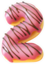 Glazed Donut Number 2 Sticker