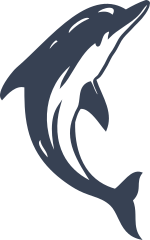 Gleaming Dolphin Sticker